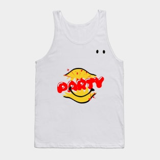 Party Smily Face Tank Top